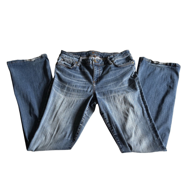 Kut From The Kloth Blue Bootcut Mid Rise Jeans 12 - Picture 4 of 12